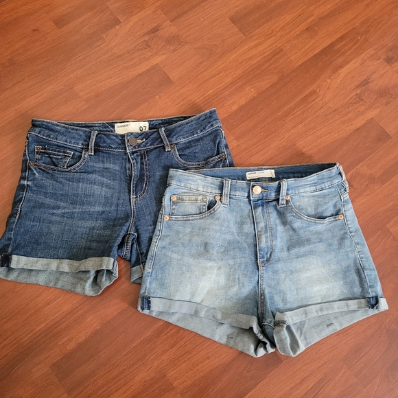 Garage High Rise Stretchy Jean Shorts Size 7 - Picture 5 of 5